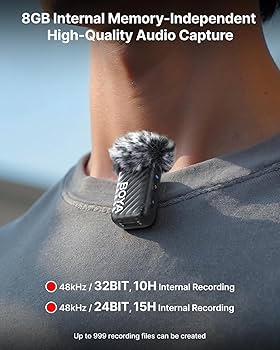 Amazon.com: BOYA BOYAMIC 2 Wireless Microphones for iPhone